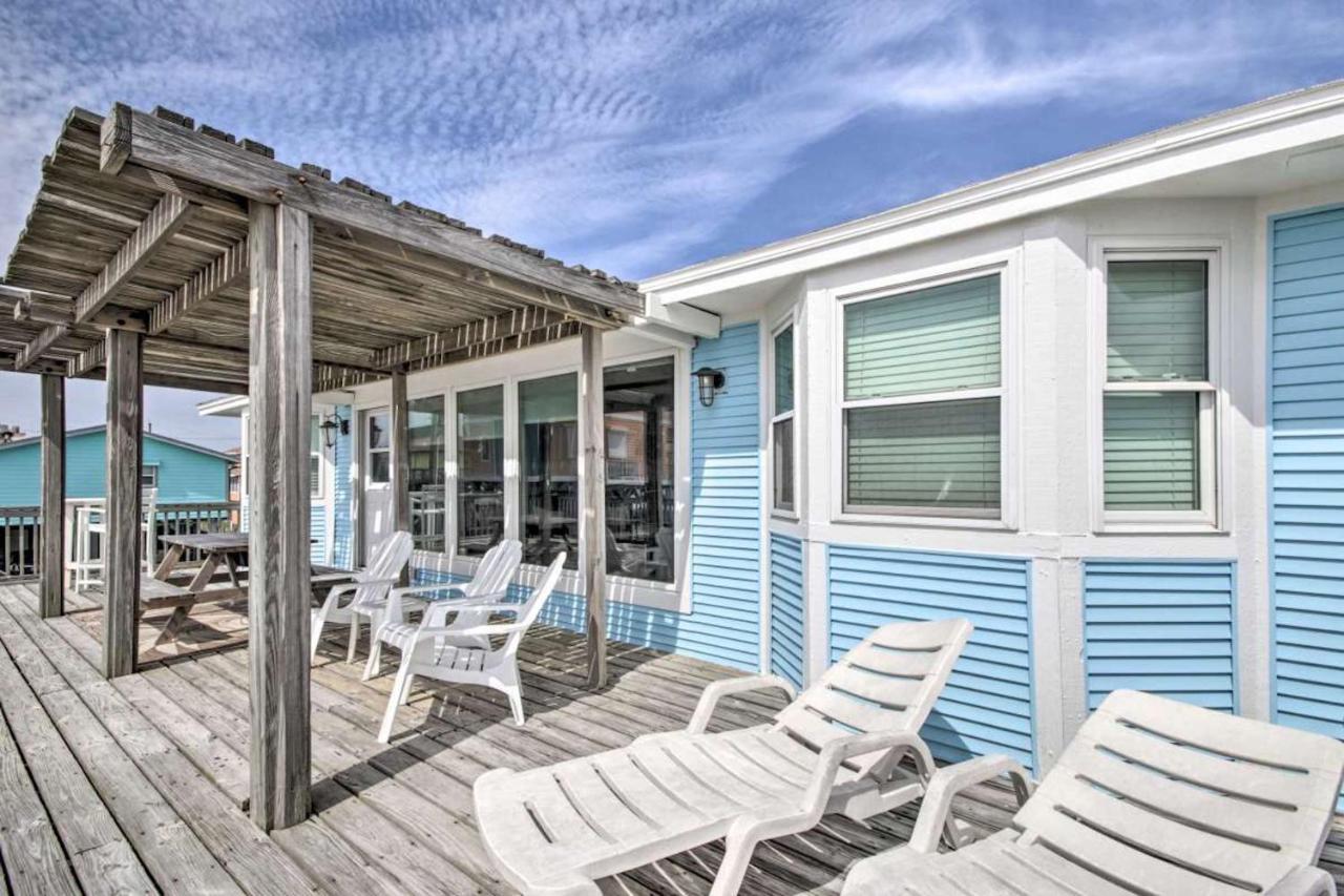Gulf Front Retreat Villa Galveston Bagian luar foto